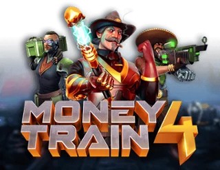 Money Train 4 slot logo by Relax Gaming at Tuohi Casino